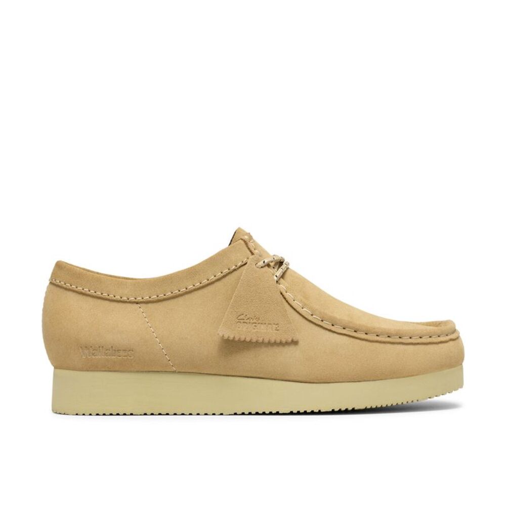 Clarks Mens Wallabee Lite Beige Shoes (NWT)